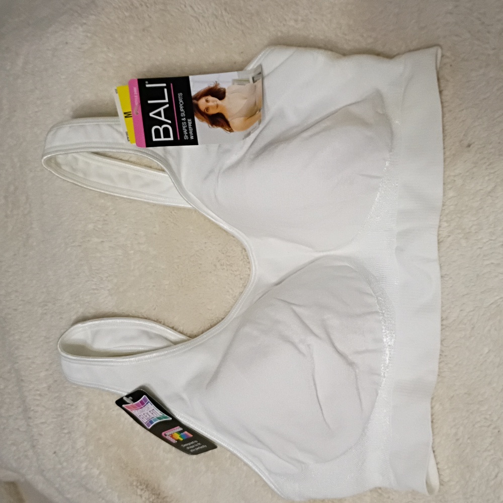 Bali Soft White Wireless Bra